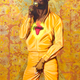 Barkley L. Hendricks, Fela: Amen, Amen, Amen, Amen…, (detail) 2002.